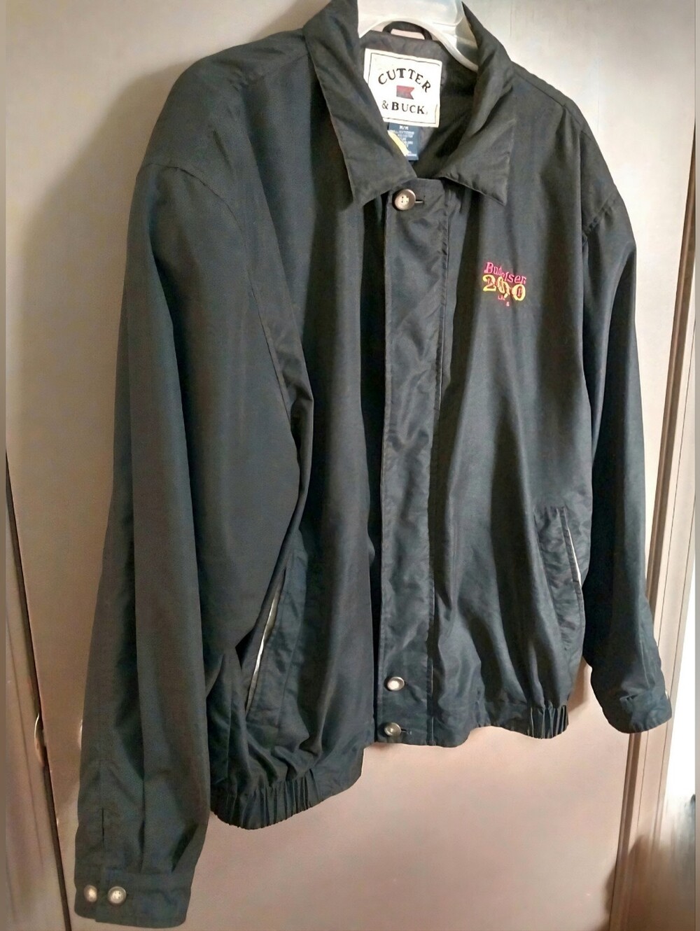 Rare, Vintage Cutter & Buck Budweiser Equestrian World Cup Las Vegas 2000 jacket